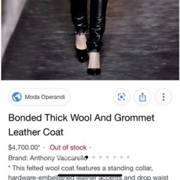 Anthony Vaccarello Black Long Embellished Blazer 4 - Picture 11 of 11